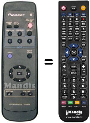 Replacement remote control Pioneer AXD1459