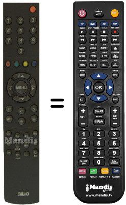 Replacement remote control Medion MD7554R