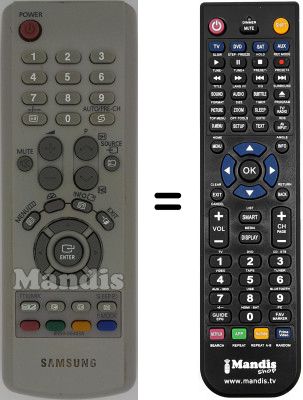 Replacement remote control Samsung 710MP Replacement remote control Samsung 710MP