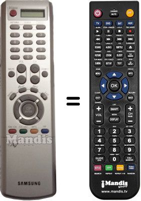 Replacement remote control Samsung CW29A208PYX/XEC Replacement remote control Samsung CW29A208PYX/XEC