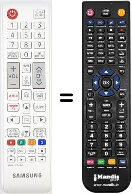 Replacement remote control Samsung LE46A568P3MXZF Replacement remote control Samsung LE46A568P3MXZF