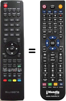 Replacement remote control RC034