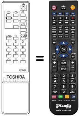 Replacement remote control CT-9450