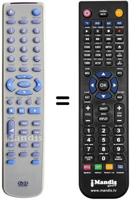 Replacement remote control REMCON1016 Replacement remote control REMCON1016
