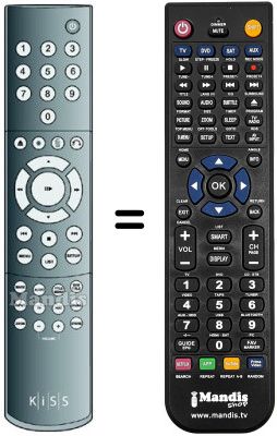 Replacement remote control REMCON478