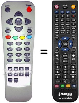 Replacement remote control REMCON653