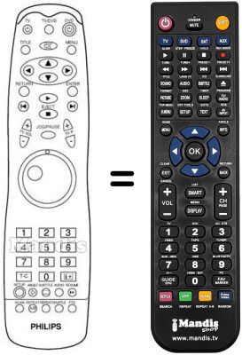 Replacement remote control SCHNEIDER FRANCE REMCON1193 Replacement remote control SCHNEIDER FRANCE REMCON1193