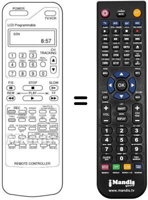 Replacement remote control REMCON603