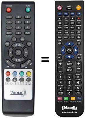 Replacement remote control REMCON1196