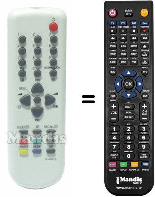 Replacement remote control Daewoo 20T8ST Replacement remote control Daewoo 20T8ST