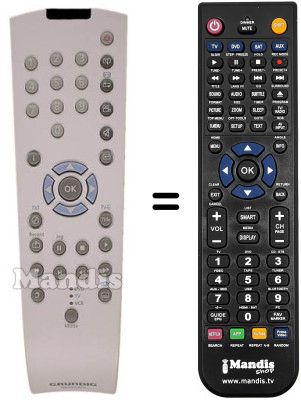Replacement remote control REMCON912 Replacement remote control REMCON912
