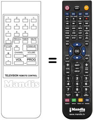 Replacement remote control REMCON535
