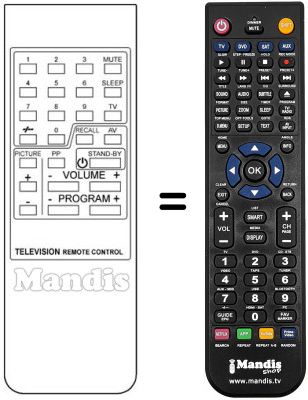 Replacement remote control REMCON1130