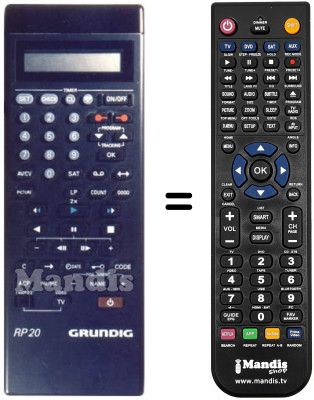 Replacement remote control REMCON650 Replacement remote control REMCON650