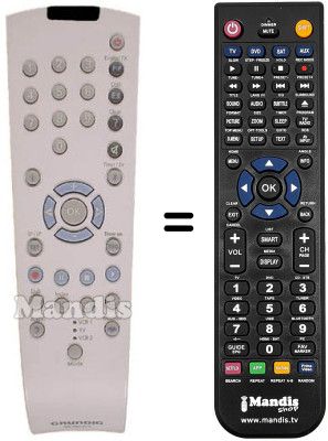 Replacement remote control REMCON416 Replacement remote control REMCON416