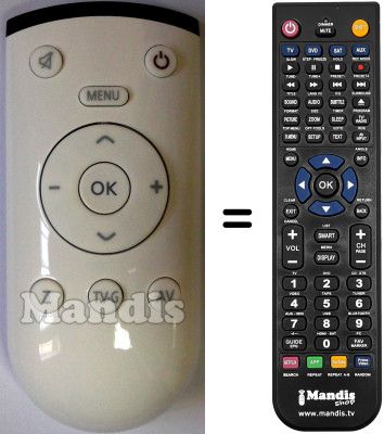 Replacement remote control Grundig 720117145400