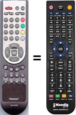 Replacement remote control Hisense EN-21636A