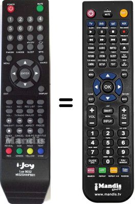 Replacement remote control IDI32SHHPB01