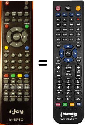 Replacement remote control i-Joy IDI15SPB02
