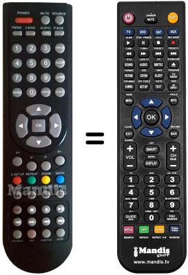 Replacement remote control i-Joy IDI32PPB12