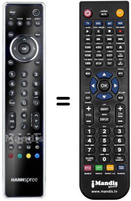 Replacement remote control Hannspree ST551MBB