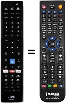 Replacement remote control JVC RM-C3401A