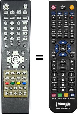 Replacement remote control NordMende NM3205SE Replacement remote control NordMende NM3205SE