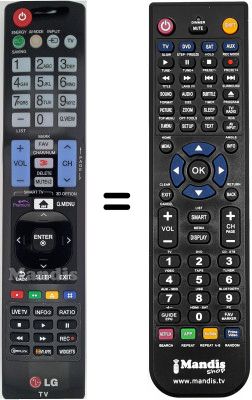 Replacement remote control LG 32LK530N Replacement remote control LG 32LK530N