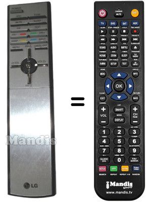 Replacement remote control LG 6710V00084U Replacement remote control LG 6710V00084U