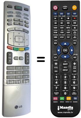 Replacement remote control LG 6710V00138P Replacement remote control LG 6710V00138P