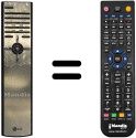 Replacement remote control LG RT34FB11RB