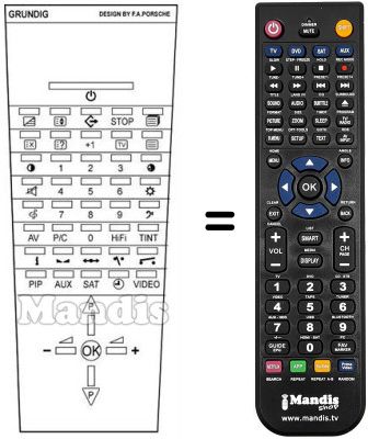 Replacement remote control REMCON367 Replacement remote control REMCON367