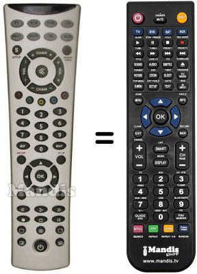 Replacement remote control NordMende MD7223 Replacement remote control NordMende MD7223