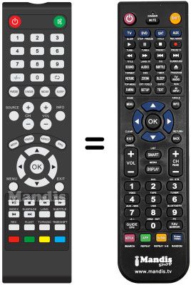 Replacement remote control Manta LED320M9