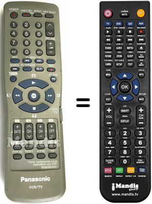 Replacement remote control Panasonic N2QAKB000031