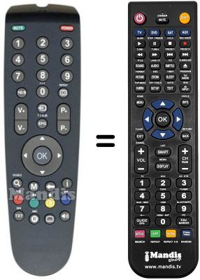 Replacement remote control REMCON329