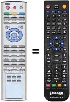 Replacement remote control REMCON802 Replacement remote control REMCON802