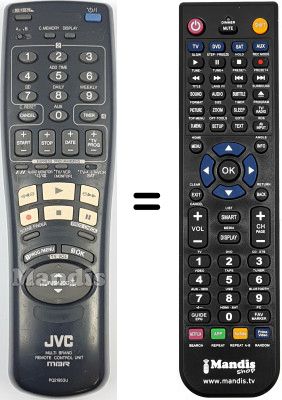 Replacement remote control JVC PQ21953U