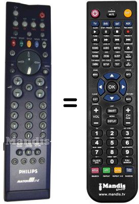 Replacement remote control Philips 310420709571