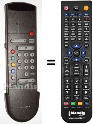 Replacement remote control Philips RC7507-01