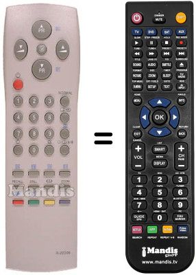 Replacement remote control Daewoo DTA3220E Replacement remote control Daewoo DTA3220E