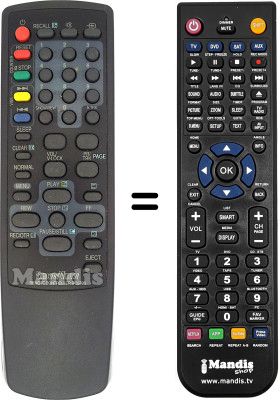 Replacement remote control Daewoo 20H3 Replacement remote control Daewoo 20H3
