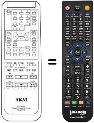 Replacement remote control RC-W201E