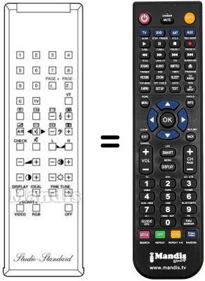 Replacement remote control RC100