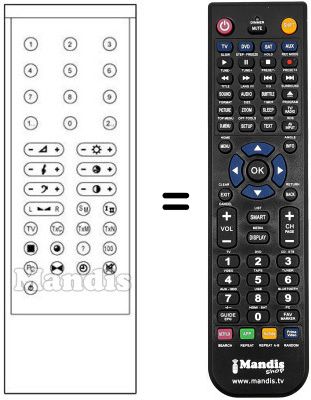 Replacement remote control RC1000