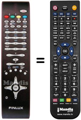 Replacement remote control RC1082