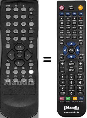 Replacement remote control RC1123702 / 00