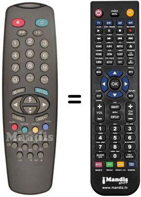 Replacement remote control Manhattan MT5125