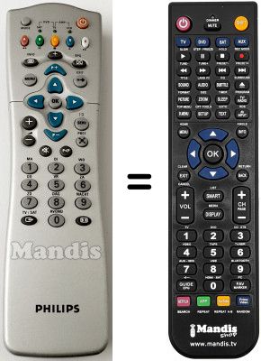 Replacement remote control Philips DSR2210-03