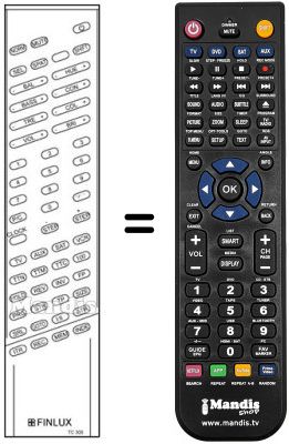 Replacement remote control RC300